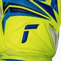 Dětské brankářské rukavice Reusch Attrakt Solid Junior safety yellow/blue 5