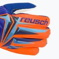 Dětské brankářské rukavice Reusch Attrakt Solid Junior sharp blue/shocking orange 4