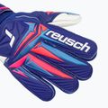 Dětské brankářské rukavice Reusch Attrakt Grip Junior sharp blue/white/shocking orange 4