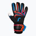 Brankářské rukavice Reusch Attrakt Advance black/aqua blue/shocking orange 2
