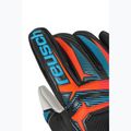 Brankářské rukavice Reusch Attrakt Advance black/aqua blue/shocking orange 5