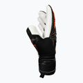 Brankářské rukavice Reusch Attrakt Advance Finger Support black/shocking orange 4