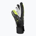 Dětské brankářské rukavice Reusch Attrakt Starter Solid Finger Support Junior black/safety yellow 4