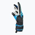 Dětské brankářské rukavice Reusch Attrakt RE:GRIP NC Junior black/ocean light 5