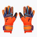 Dětské brankářské rukavice Reusch Attrakt Infinity Evolution NC Junior shocking orange/blue/black 2