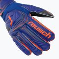 Dětské brankářské rukavice Reusch Attrakt Infinity Finger Support Junior sharp blue/shocking orange/black 4