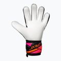 Brankářské rukavice Reusch Attrakt Solid black/aqua blue/shocking orange 3