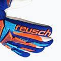 Dětské brankářské rukavice Reusch Attrakt Freegel Advance Junior sharp blue/shocking orange 6