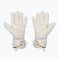 Dětské brankářské rukavice Reusch Attrakt AB1 Advance Junior white/gold 3