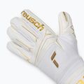 Dětské brankářské rukavice Reusch Attrakt AB1 Advance Junior white/gold 4