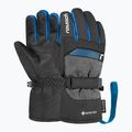 Dětské lyžařské rukavice Reusch Rocket GORE-TEX black/black melange/brilliant blue