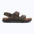Pánské sandály BIRKENSTOCK Milano Crosstown Oiled Leather Regular faded khaki 2