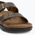 Pánské sandály BIRKENSTOCK Milano Crosstown Oiled Leather Regular faded khaki 7