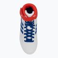 Dětské zápasnické boty adidas Havoc white blue red 5