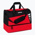 Tréninková taška ERIMA Six Wings Sports Bag With Bottom Compartment 94,5 l red/black