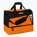 Tréninková taška ERIMA Six Wings Sports Bag With Bottom Compartment 60 l orange/black