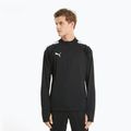 PUMA Teamliga 1/4 Zip Top fotbalová mikina černá 657236_03 9