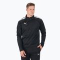 PUMA Teamliga 1/4 Zip Top fotbalová mikina černá 657236_03