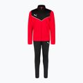 PUMA Individualrise Tracksuit dětská fotbalová tepláková souprava červená/černá 657535_01