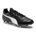 Pánské kopačky PUMA King Platinum 21 FG/AG černobílé 106478 01