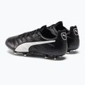 Pánské kopačky PUMA King Platinum 21 FG/AG černobílé 106478 01 3