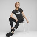 Dámské tričko  PUMA ESS+ Metallic Logo Tee puma black/silver metallic 7