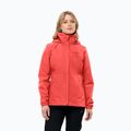 Dámská bunda do deště Jack Wolfskin Stormy Point 2L vibrant red