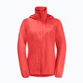 Dámská bunda do deště Jack Wolfskin Stormy Point 2L vibrant red 7