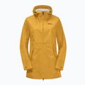 Dámský kabát do deště Jack Wolfskin Dakar Parka curry 6