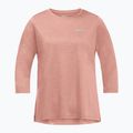 Dámské trekové tričko longsleeve Jack Wolfskin Crosstrail 3/4 rose dawn 3