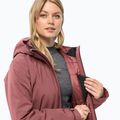 Dámská zimní bunda Jack Wolfskin Heidelstein Ins red ochre 5