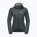 Dámská softshellová bunda Jack Wolfskin Windhain Hoody slate green 8