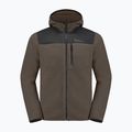 Pánská fleecová mikina Jack Wolfskin Kammweg Pile Fz cold coffee