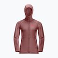 Dámská fleecová mikina Jack Wolfskin dámská fleecová bunda Kolbenberg Hooded Fz mineral red 10