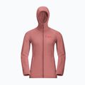 Dámská fleecová mikina Jack Wolfskin dámská fleecová bunda Kolbenberg Hooded Fz mineral red 8
