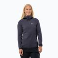 Dámská fleecová mikina Jack Wolfskin Kolbenberg Hooded Fz graphite