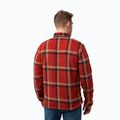 Pánská fleecová mikina Jack Wolfskin Felslicht Check intense rust 2