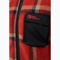 Pánská fleecová mikina Jack Wolfskin Felslicht Check intense rust 4