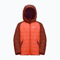 Dětská péřová bunda Jack Wolfskin Zenon coral orange 5