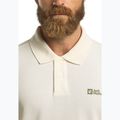 Pánské polo tričko Jack Wolfskin Essential cotton white 4