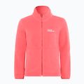 Dětská fleecová mikina Jack Wolfskin Taunus sunset coral