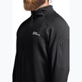 Pánská mikinaJack Wolfskin Prelight Full Zip black 4