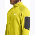 Pánská mikinaJack Wolfskin Prelight Full Zip chartreuse 4