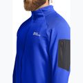 Pánská mikinaJack Wolfskin Prelight Full Zip vibrant blue 4