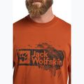 Pánské tričko Jack Wolfskin Jack Wolfskin Brand T burnt orange 4