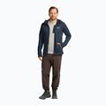 Pánská trekingová mikina Jack Wolfskin Peak District Hooded Full Zip midnight sky 2