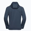 Pánská trekingová mikina Jack Wolfskin Peak District Hooded Full Zip midnight sky 8