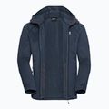 Pánská trekingová mikina Jack Wolfskin Peak District Hooded Full Zip midnight sky 9