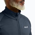 Pánská trekingová mikina Jack Wolfskin Peak District Full Zip midnight sky 4
