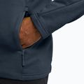 Pánská trekingová mikina Jack Wolfskin Peak District Full Zip midnight sky 6